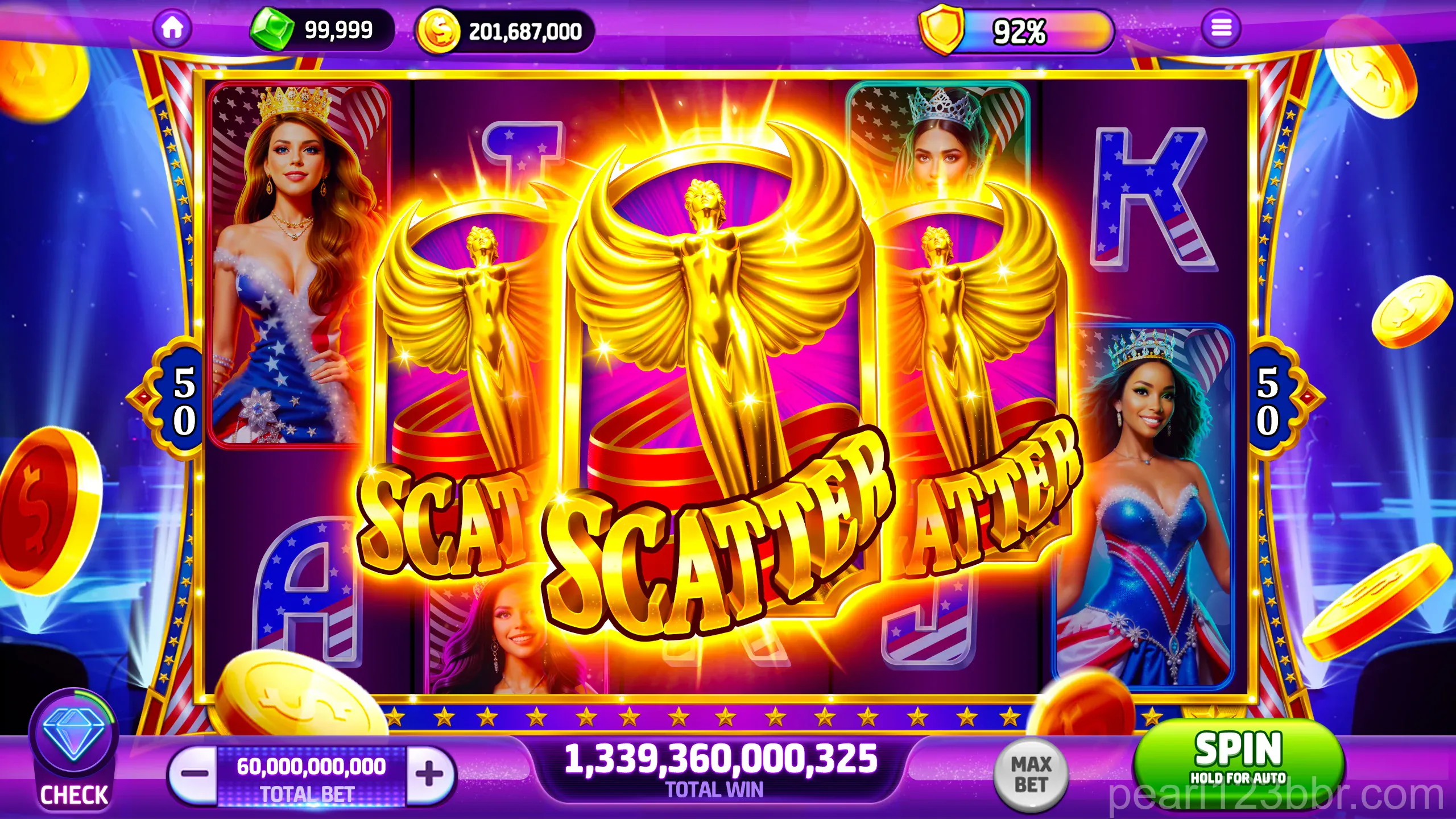 Tính năng cá cược slots